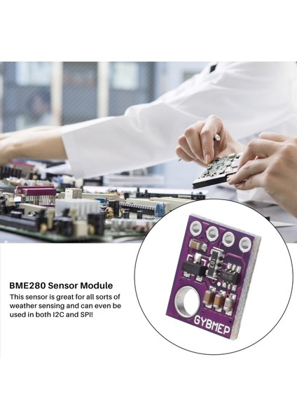 3pcs BME280 5V Dijital Sensör Sıcaklık Nemi Barometrik Basınç Sensör Modülü I2C Spı BME280 Sensör Modülü (Yurt Dışından) indirimleri