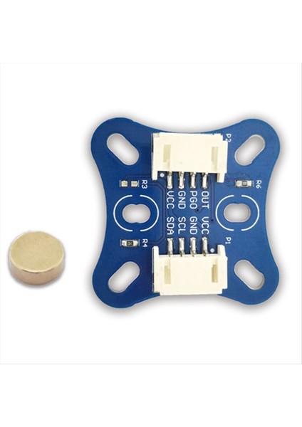 AS5600 Manyetik Kodlayıcı Modülü Manyetik Indüksiyon Açısı Ölçüm Sensörü Modülü Foc 12BIT Yüksek Hassas Sensör (Yurt Dışından)