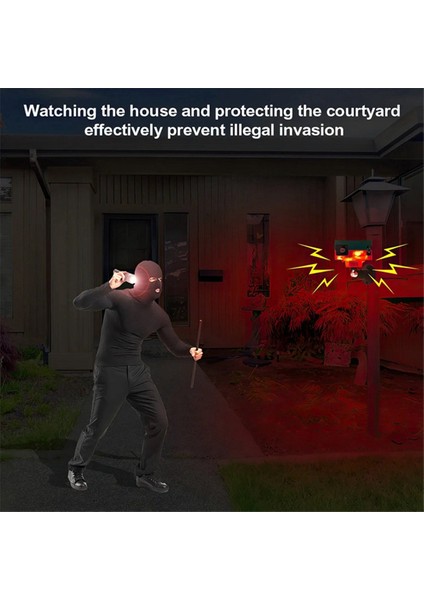 Güneş Kızılötesi Alarm Hareket Sensörü Dedektörü Açık Su Geçirmez Hayvan Kovucu Güvenlik Alarmı 129DB Köpek Havlama Sarı (Yurt Dışından) fiyatları