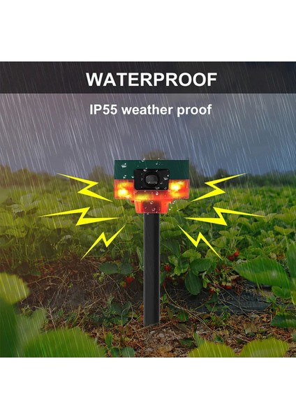 Güneş Kızılötesi Alarm Hareket Sensörü Dedektörü Açık Su Geçirmez Hayvan Kovucu Güvenlik Alarmı 129DB Köpek Havlama Sarı (Yurt Dışından) fırsatları