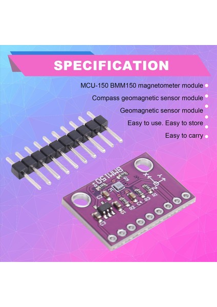 Jeomanyetik Sensör Modülü MCU-150 BMM150 Magnetometre Modülü Pusula Geomanyetik Sensör Modülü (Yurt Dışından) indirimleri