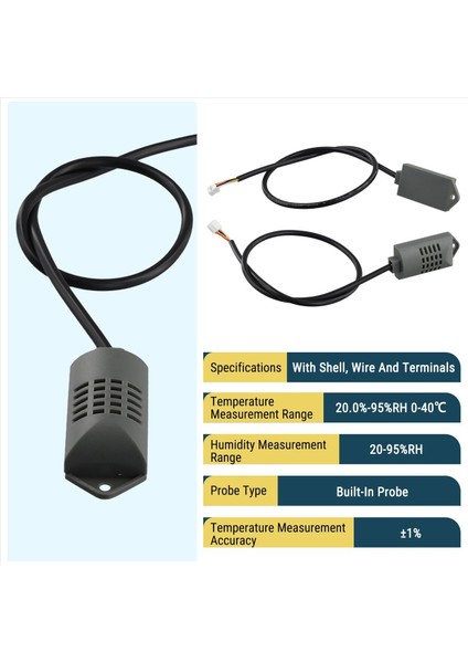 Sıcaklık Nem Probu Sensörü Modülü 0-3V Modül AM1001 2001 Için 2 54MM Terminalli Kasa Telleri ile Değiştirme (Yurt Dışından) indirimleri