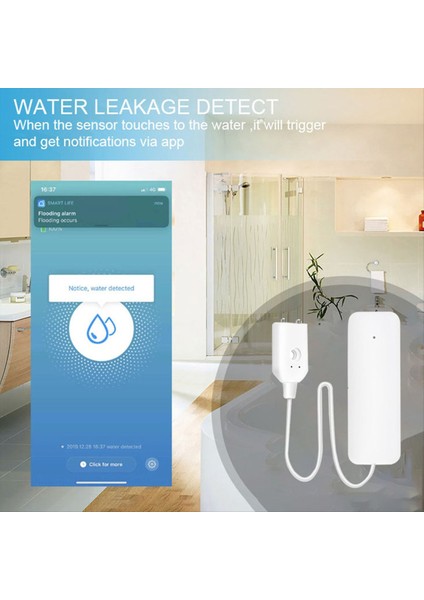 Tuya Zigbee Su Seviye Sensör Sızıntısı Alarm Taşkın Sızıntı Dedektörü Akıllı Ev Su Uyarısı Taşma Alarm Güvenlik Sistemi (Yurt Dışından) fırsatları
