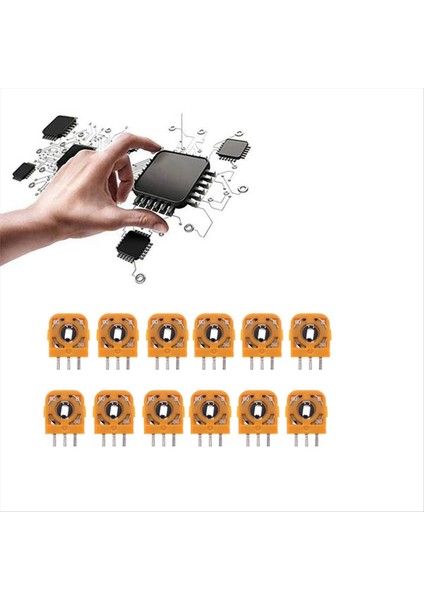 30PCS Joystick Potansiyometreleri Ps5 Kontrolörleri Için Sensör Modül Kiti 2 3kohn 3D Başparmak Çubuğu Eksen Dirençleri Onarım Parçası Turuncu (Yurt Dışından) modelleri