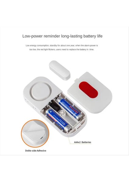 Kapı ve Pencere Alarmı Çok Fonksiyonlu Çok Işlevli Hırsızlık Anti Alarm Kablosuz Uzaktan Kumanda Kapı Sensörü Alarmı 130DB Kapı Sensörü (Yurt Dışından) fırsatları