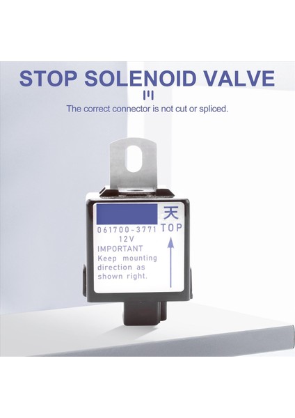 Ekskavatör Rölesi Kubota Için Solenoid Röle Durdur 061700-3770 061700-3771 061700-3760 (Yurt Dışından) indirimleri
