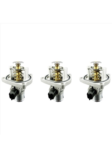 3x Araç Motor Soğutucu Termostat Montajı + Chevrolet Aveo Cruze Sonic 96984104 55578419 (Yurt Dışından)