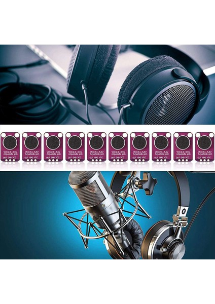 30 Pcs Elektret Mikrofon Amplifikatörü Ayarlanabilir MAX4466 Modül Mikrofon Preampikatörü Arduino Için Mor Breakout Tahtası (Yurt Dışından) indirimleri