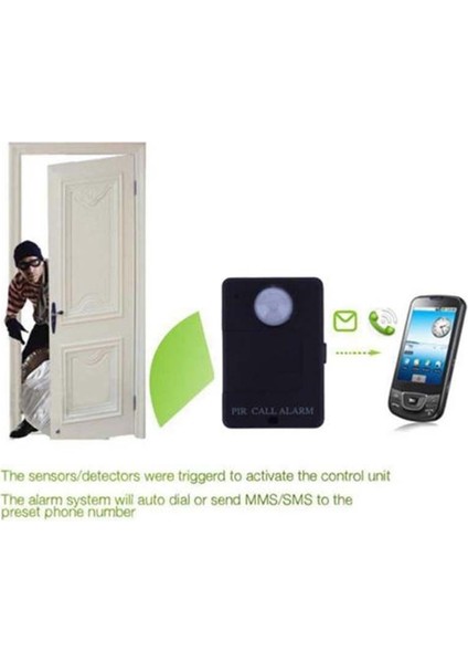 Mini Gsm Pır Alarm Hareket Sensörü Alarm Kızılötesi Kablosuz Gsm Alarmı Ab Fişi ile Hırsızlık Karşıtı Hareket Dedektörü (Yurt Dışından) fiyatları