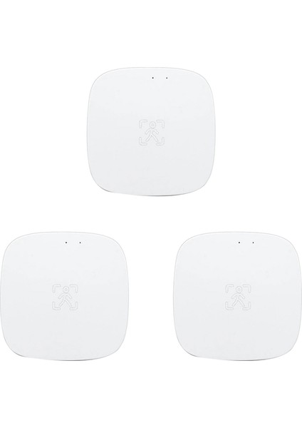 3x Tuya Wifi Mmwave Insan Varlık Sensörü Parlaklık ile Mikrodalga Radar Algılama Pır Hareket Sensörü Duvar Montajı (Yurt Dışından)