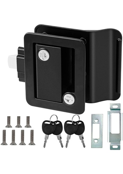 Rv Seyahat Römork Giriş Kapısı Kilidi Kürek Çekiçli Kamp Kapı Mandalı Kargo Hauler At Römork Kamyonu Için Rv Sap (Yurt Dışından)