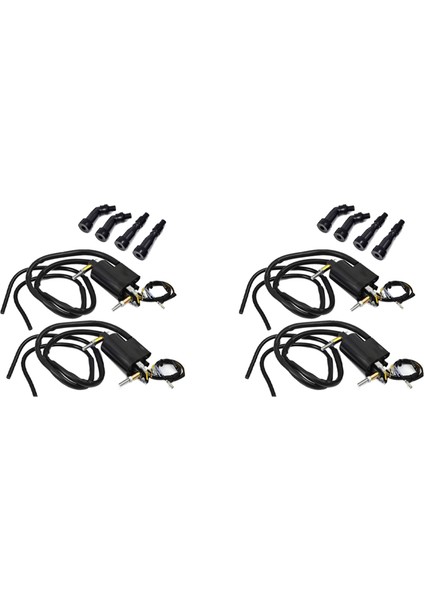 Suzuki GS550 GS650 GS750 850 1000 1100 Kawasaki KZ400 650 750 900 1000 33410-45012 Için 4 Ateşleme ve Kapak Seti (Yurt Dışından)