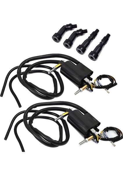 Suzuki GS550 GS650 GS750 850 1000 1100 Kawasaki KZ400 650 750 900 1000 33410-45012 Için 4 Ateşleme ve Kapak Seti (Yurt Dışından) modelleri