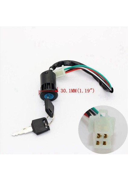 50CC 110CC 125CC 250CC Dörtlü Kir Bisiklet Atv Için 2x 4 Tel Kontak Anahtarı Anahtarı (Yurt Dışından) indirimleri