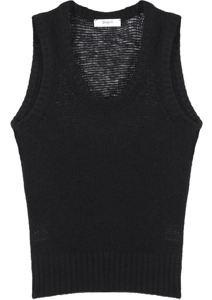 Siyah Triko Süveter