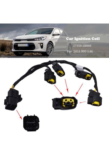 2pcs 273502B000 Kontak Uzatma Kablosu Kablo Demeti 27350-2B000 Hyundai Elantra Accent Kia Rio Soul Ceed Cerato (Yurt Dışından) fiyatları