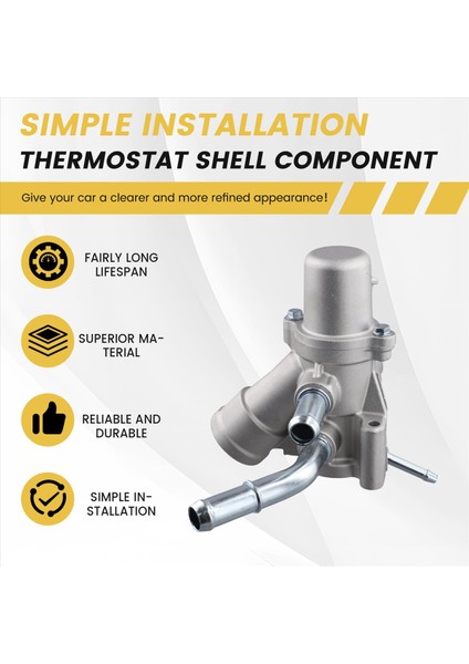 Ford Explorer Için Termostat Konut Montajı Flex Edge Torus 3 5l 2011-2019 AT4Z8A586C AT4Z-8A586-C (Yurt Dışından) fırsatları