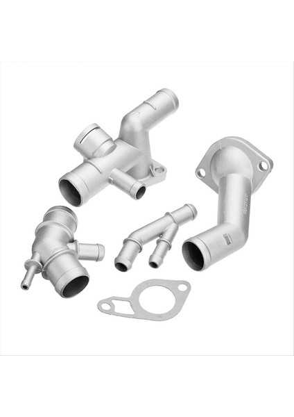 5pcs Set 06A121132A Vw Mk4 Için Değiştirme 1 8t Tt Alüminyum Soğutucu Flanş Yükseltme Kiti Motor Soğutma Soğutucu (Yurt Dışından)