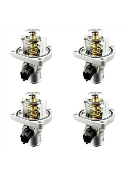 4x Araç Motor Soğutucu Termostat Montajı + Chevrolet Aveo Cruze Sonic 96984104 55578419 (Yurt Dışından)