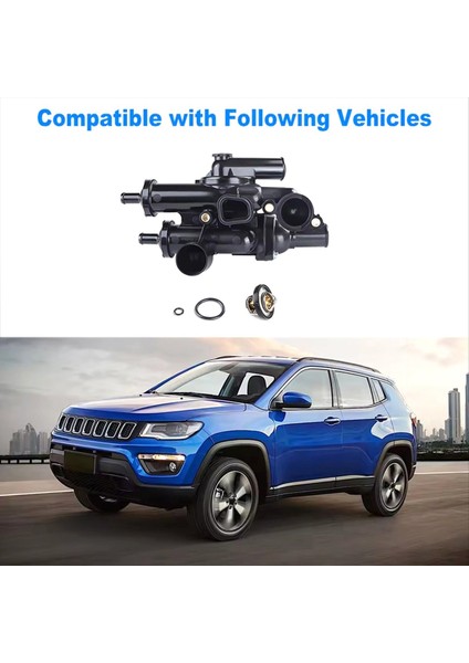 Chrysler Için Araba Termostat Konut Montaj Kiti 200 Sebring Dodge Avenger Yolculuğu Calibre Jeep Patriot 68003582AB (Yurt Dışından) modelleri