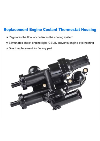 Chrysler Için Araba Termostat Konut Montaj Kiti 200 Sebring Dodge Avenger Yolculuğu Calibre Jeep Patriot 68003582AB (Yurt Dışından) fırsatları