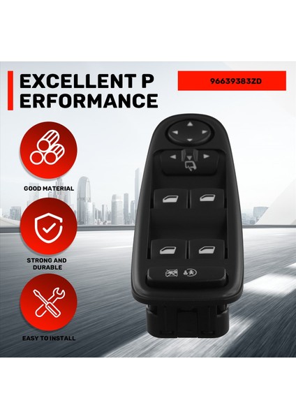 Citroen C4 Için 6554YH Araba Master Elektrikli Güç Penceresi Kontrol Anahtarı I Grand Picasso 2007-2014 6554 Yh 96639383ZD (Yurt Dışından) indirimleri