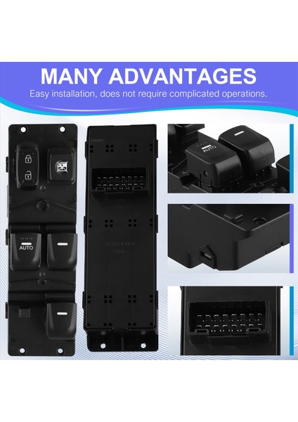 93570-2V005 Araba Kapısı Pencere Anahtarı Pencere Kaldırma Anahtarı Hyundai Veloster 2012-2017 93570-2V0054X (Yurt Dışından) indirimleri