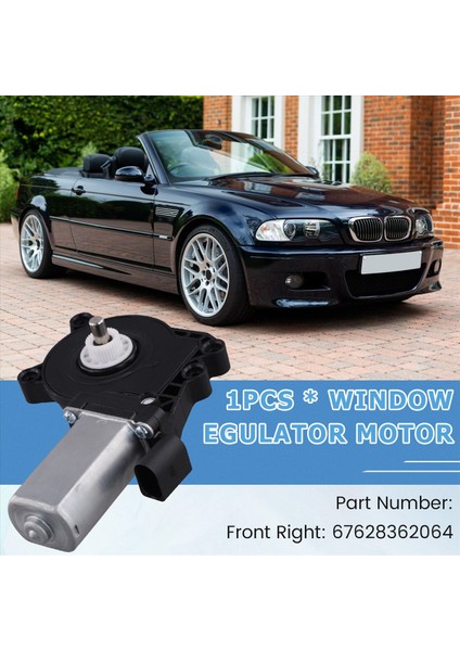 67628362064 Araba Ön Pencere Regülatörü Motor Güç Penceresi Motor Bmw 3 &#39 X5 Z4 E46 E53 E85 1997-2009 (Yurt Dışından) indirimleri