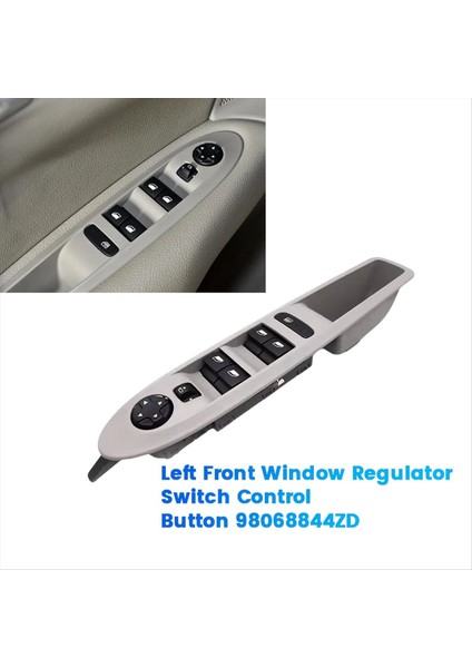 Sol Ön Pencere Regülatörü Anahtarı Kontrol Düğmesi 98068844ZD Citroen C4L 12-2016 Lhd Güç Ana Pencere Kaldırma Anahtarı (Yurt Dışından) fiyatları