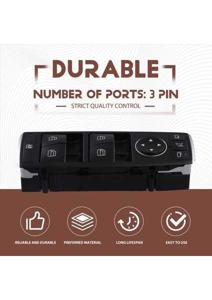 Tesla Model S x 2012-2020 Sol Elektrikli Kapı Penceresi Asansör Anahtarı Kontrol Düğmesi 1003589-00-B Lhd Için Elektrikli Pencere Anahtarı (Yurt Dışından) fırsatları