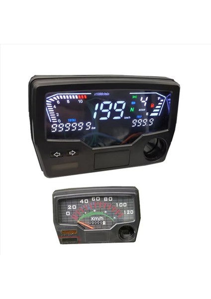 Dijital Metre Assy Motosiklet Hız Göstergesi Kilometre Sayacı Honda WIN100 Için Rpm CD70 CG110-CG110N 37200-398-971 (Yurt Dışından)