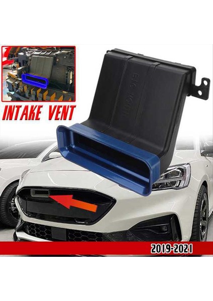 Ford Focus Için Mk4 Hava Giriş Tuyere Emme Kanalı Hatchback 4d Sedan 5d Tuning Araba Aksesuarları 2019 2020 2021 Siyah+Mavi (Yurt Dışından) modelleri