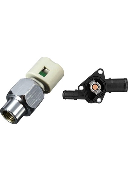 Renault Clio Kangoo Için Twingo Motor Soğutucu Termostat Hidrolik Direksiyon Anahtarı Basınç Sensörüne Sahip Konut (Yurt Dışından)