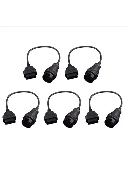 Benz MB Için 5x 38 Pin - 16 Pin Obd2 Obd Iı Teşhis Adaptörü 38 Pın Obd 38PIN Konnektörü (Yurt Dışından)