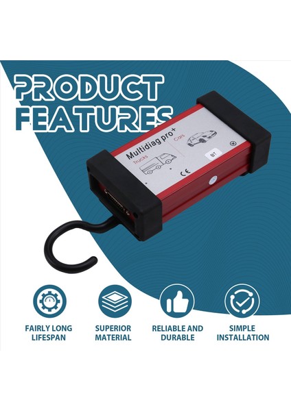 Araba Kamyonu Teşhis Aracı Multidiag Pro+ Pcb Tcs Bluetooth Obd2 Tarayıcı V9 0 V2021 11 Nec Naıs Rölesi (Yurt Dışından) fırsatları