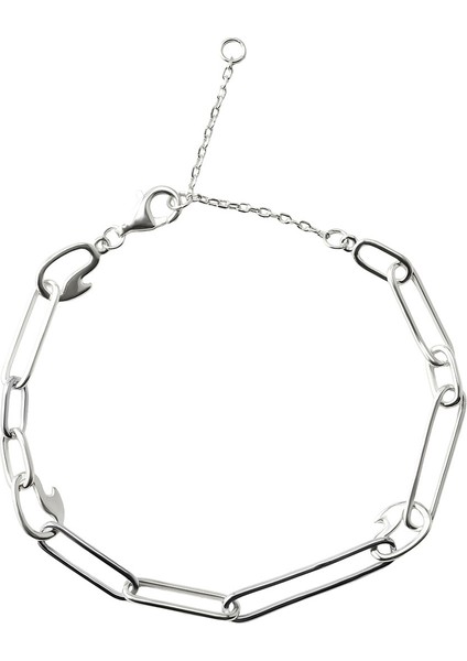Gümüş Modern Halkalı 925 Ayar Gümüş Bileklik 158 indirimleri