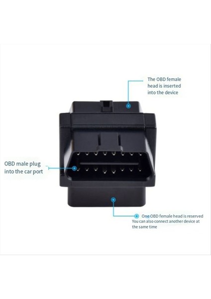 Obd Kablo Adaptörü Obd2 Adaptörü 16 Pin Erkek Teşkilat ve Oynatma Konnektörü 2 Dişi Fiş ve Oynatma Konnektörü B (Yurt Dışından) fırsatları