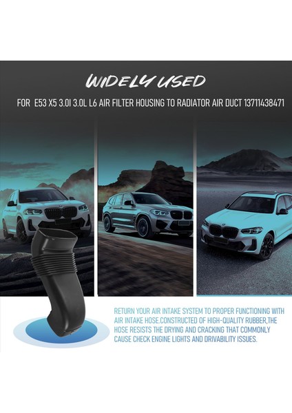 Bmw E53 X5 3 0ı Için 3 0l L6 Hava Filtresi Muhafazası Radyatör Hava Kanalı 13711438471 (Yurt Dışından) indirimleri