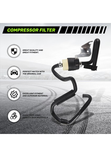 A2213200369 Araba Hava Süspansiyonu Kompresör Filtresi Mercedes Benz S W221 C216 Hava Süper Şarj Cihazı Basınç Yay Filtresi (Yurt Dışından) fırsatları