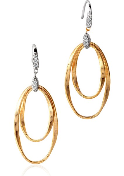 Altın Iç Içe Oval Halkalı 925 Ayar Gümüş Küpe 163 indirimleri