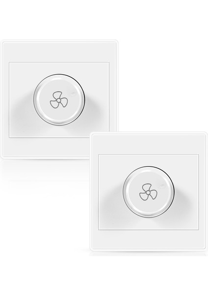 2pcs Tavan Fanı Adımsız Hız Valisi Yüzeye Monte Fan Hız Anahtarı (Yurt Dışından) fiyatları
