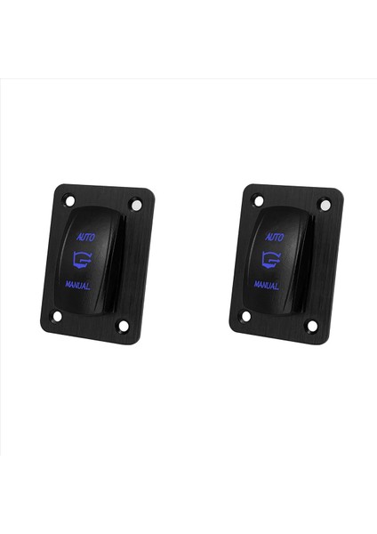 2x 3WAY Sides Pompası Rocker Switch Panel 4 Pin Açma-(Açık) Spdt Otomatik/manuel Anlık Anahtar Deniz Teknesi Yat (Yurt Dışından)