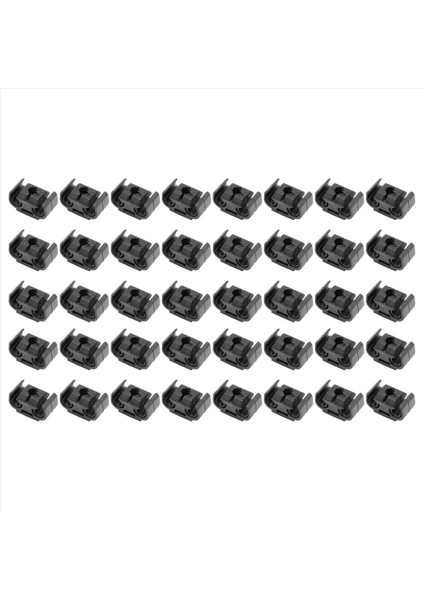 200PCS 2 Nokta Fren Borusu Hattı Tutma Klipsi Tutucu Braket 811611797 Çift Kanalı Taban Fren Kablosu Klipsi 4 75MM Siyah (Yurt Dışından) fiyatları