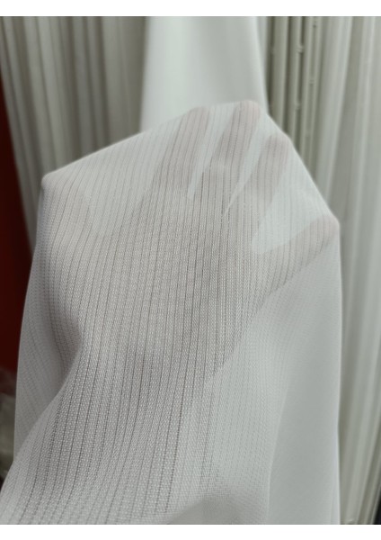 Simli Bambu 1/3 Sık Pileli Tül Perde fiyatları