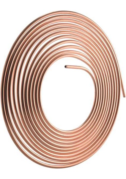 25FT 7 62M Tüp Fındık Araba Rulo Tüp Bobini 1/4 Inç Od Bakır Nikel Fren Borusu Hortum Hattı Boru Borusu Boru Anti-Kiriş (Yurt Dışından)