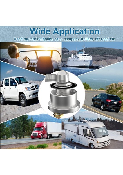 Mevcut Pil Bağlantı Kesme Anahtarı 300A 12-24V Ana Pil Güç Kesim Izolatör Anahtarı Araba Için Yüz Plakası Rv (Yurt Dışından) modelleri