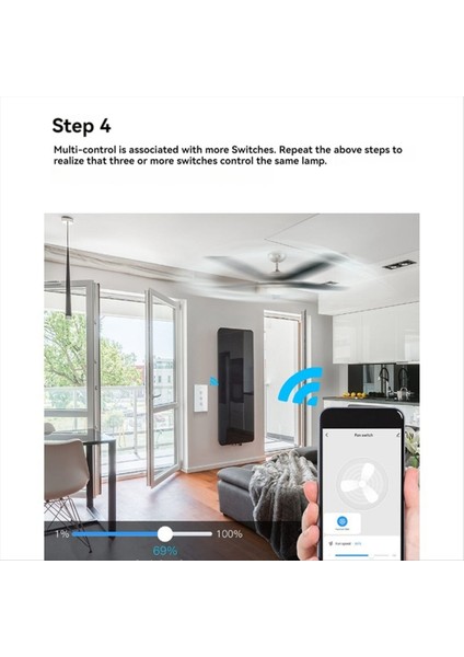 Wifi Akıllı Tavan Fan Anahtarı Akıllı Yaşam/tuya Uygulama Kontrolü Kablosuz Uzaktan Kontrol Adımsız Hız Fan Anahtarı Abd Sürüm A (Yurt Dışından) fiyatları