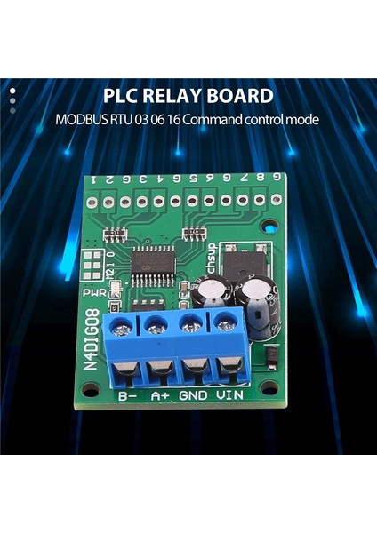 8ch Giriş/çıkış Dijital Anahtar Ttl Lvttl Cmos RS485 Io Kontrol Modülü Modbus Rtu Plc Rölesi Için Kart (Pın Yok) (Yurt Dışından) indirimleri