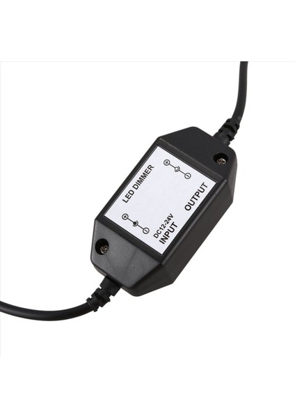 3x 12V / 24V 6A LED Dimmer Kontrolör Kolay Renk Net Siyah Için Parlaklığı Ayarlayın (Yurt Dışından) fırsatları