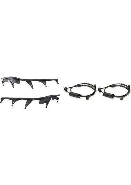 2x Araç Ön Üst Far Kapağı Şerit Seti ve 2pcs Bmw 3 Serisi E46 Için Ön ve Arka Fren Pedi Aşınma Sensörleri (Yurt Dışından)